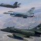 Image for article titled Historic Photo Shows 3rd, 4th and 5th Generation Combat Jets In Formation